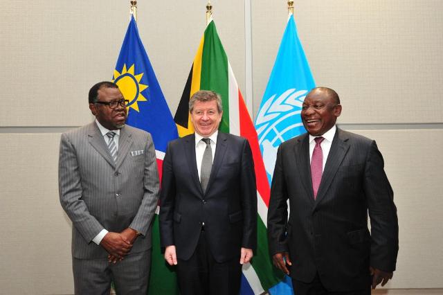 H.E Dr. Hage Geingob President Of Namibia And Chairperson Of SADC ...