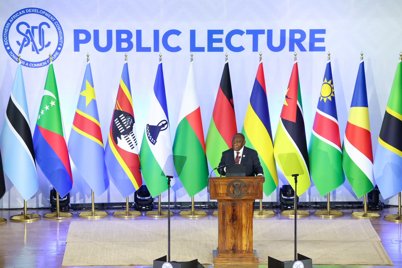 President Ramaphosa Calls on SADC to Drive Its Own Industrial Revolution at SADC Public Lecture