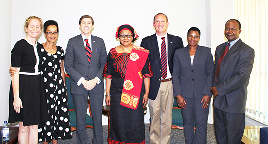 The Director of the U.S. Department of State, Office of Southern Africa pays a courtesy call on the SADC Secretariat