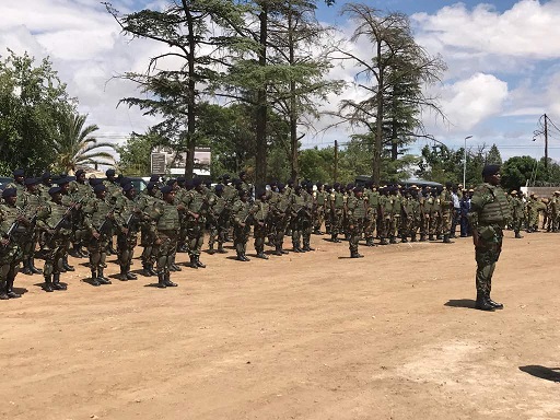 Part of the SADC Contingence Force